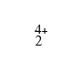 Example of an augmented 4, 2 figured bass stack based on the keystrokes